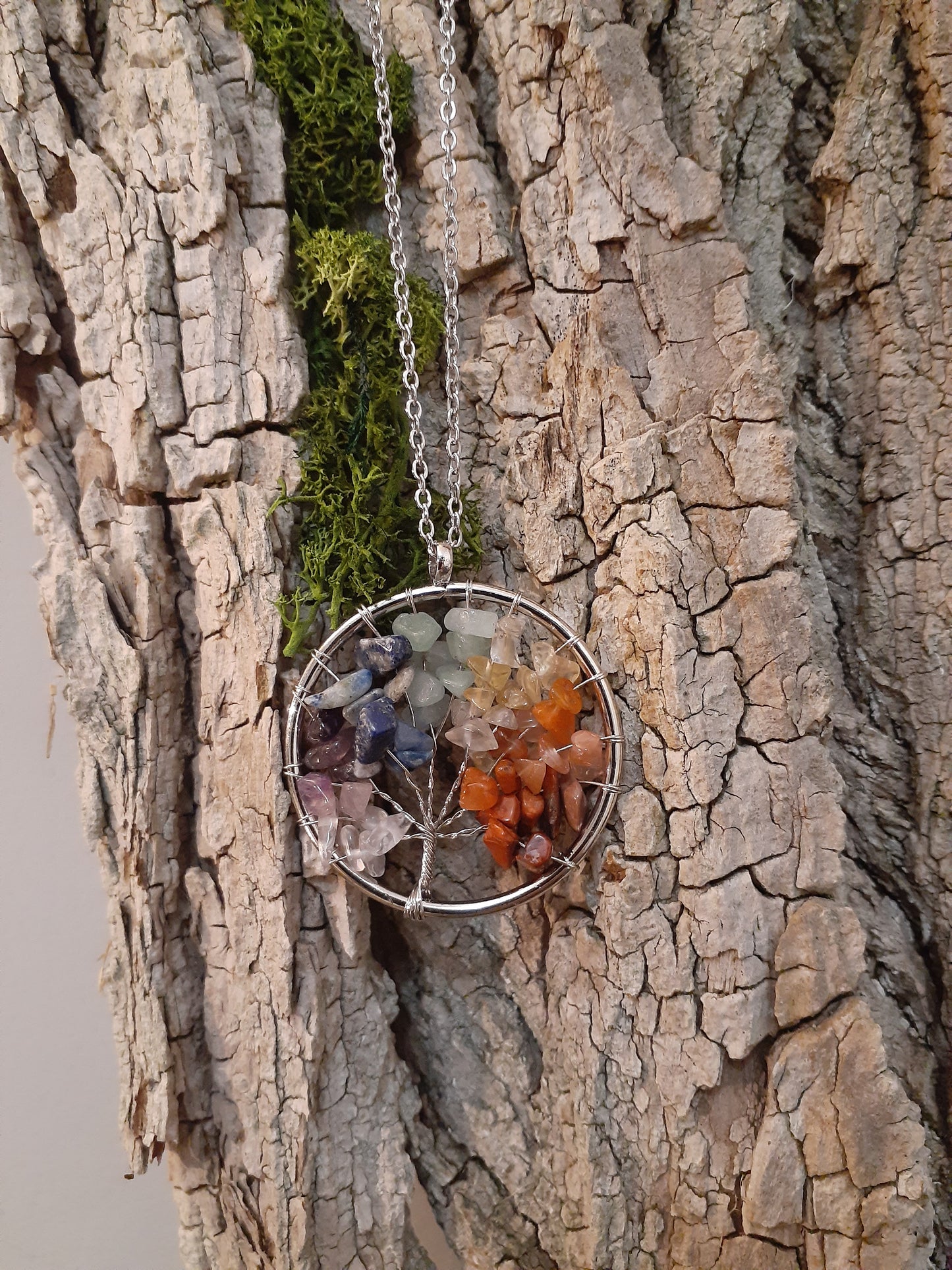 Tree of Life Pendant Necklace 24"