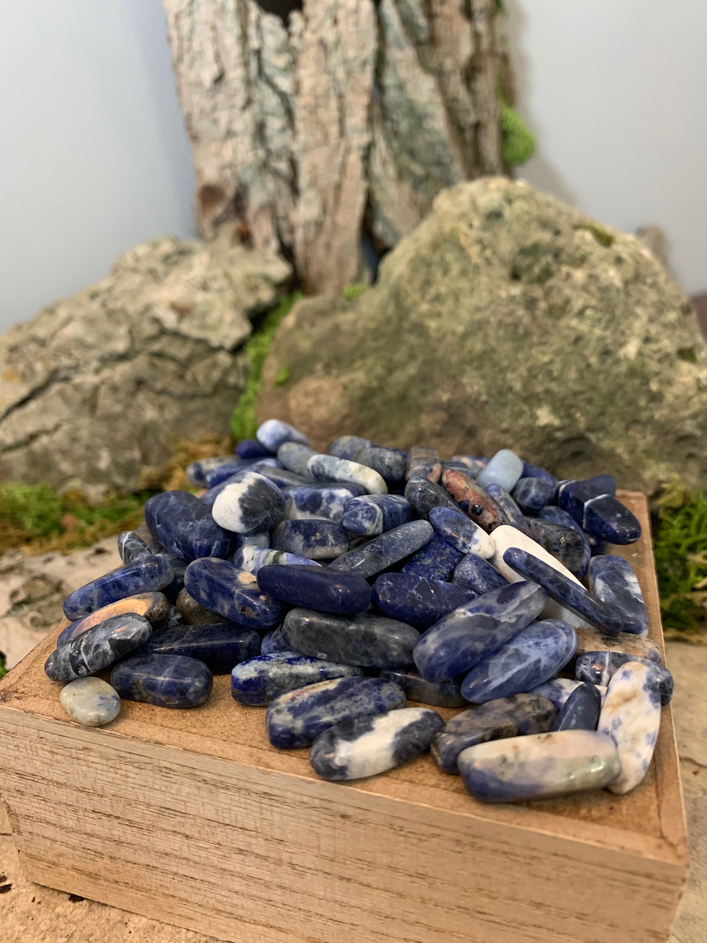 Tumbled Sodalite Pieces