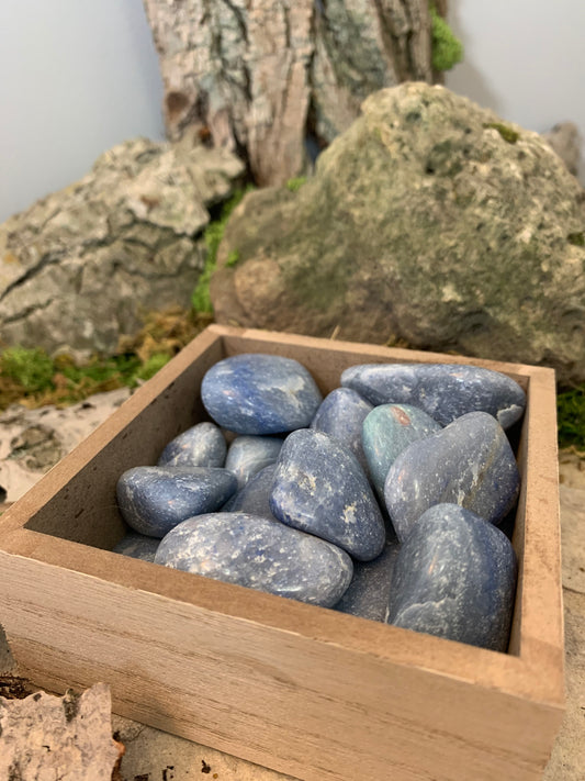 Tumbled Blue Aventurine