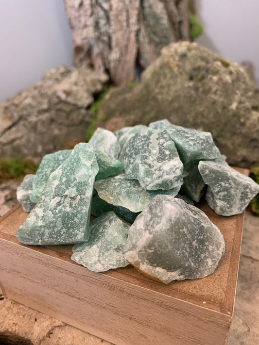 Rough Green Quartz Medium 1" to 1.5"
