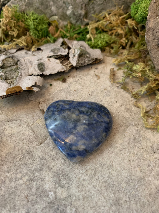 Sodalite Heart 1.5"x1.5"